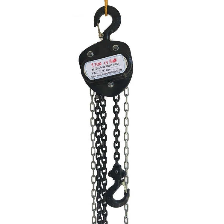 Material Handling Equipment Hoist Pulley 2 Ton Chain Block