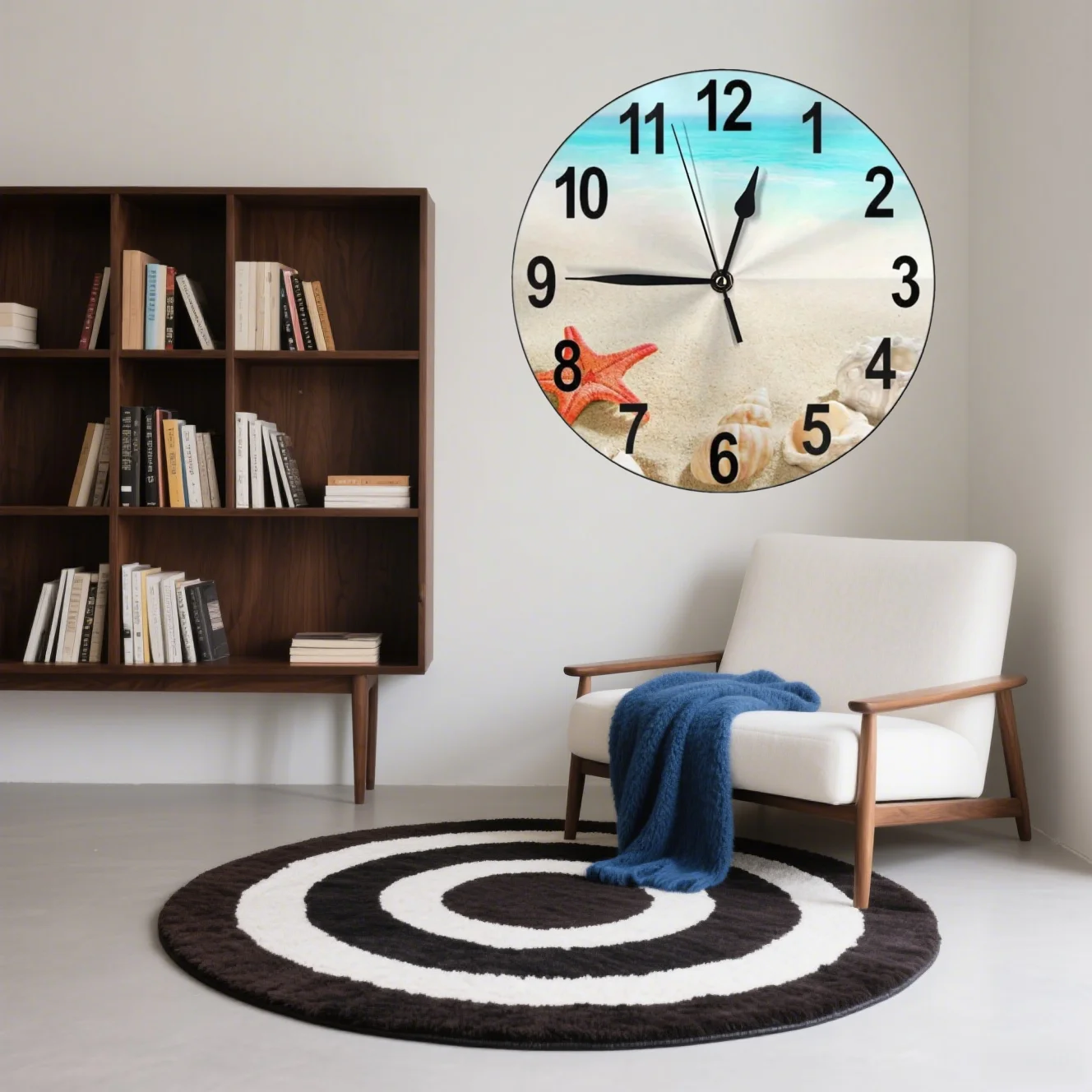 

Художественные настенные простые креативные деревянные часы для гостиной, декоративные настенные МДФ, бесшумные