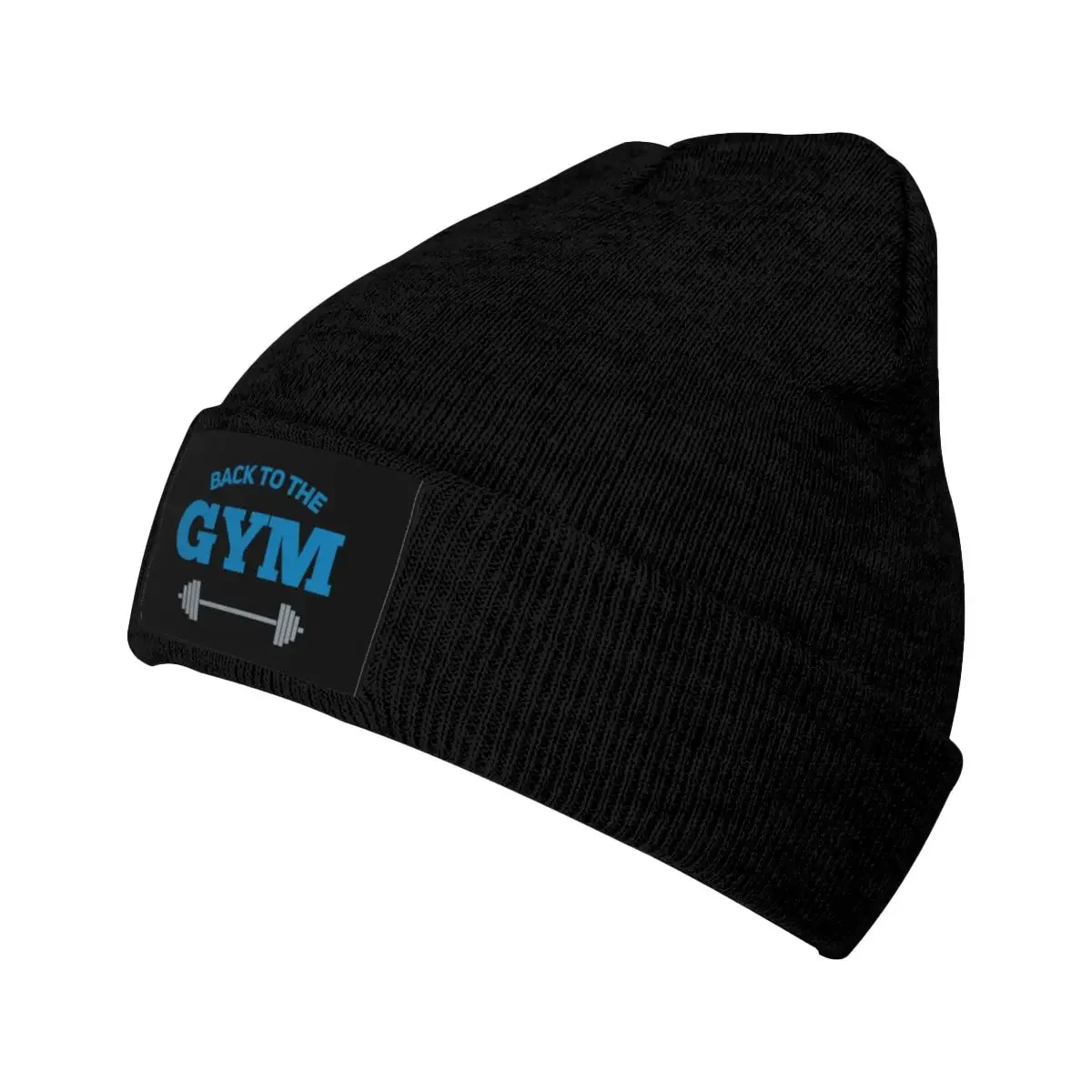 Back To The Gym Skullies Beanies Caps Men Women Unisex Cool Winter Warm Knitted Hat Adult Bodybuilding Workout Quote Bonnet Hats