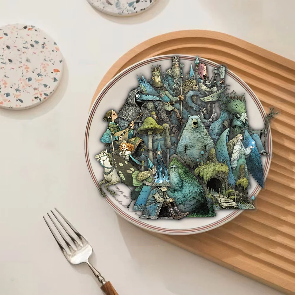 50 قطعة حكاية خرافية ماجيك العالم ملصق الحنين محمول الكرتون القهوة الهاتف الكتابة على الجدران الأمتعة القرطاسية المنزل الكتابة على الجدران ملصقات #3