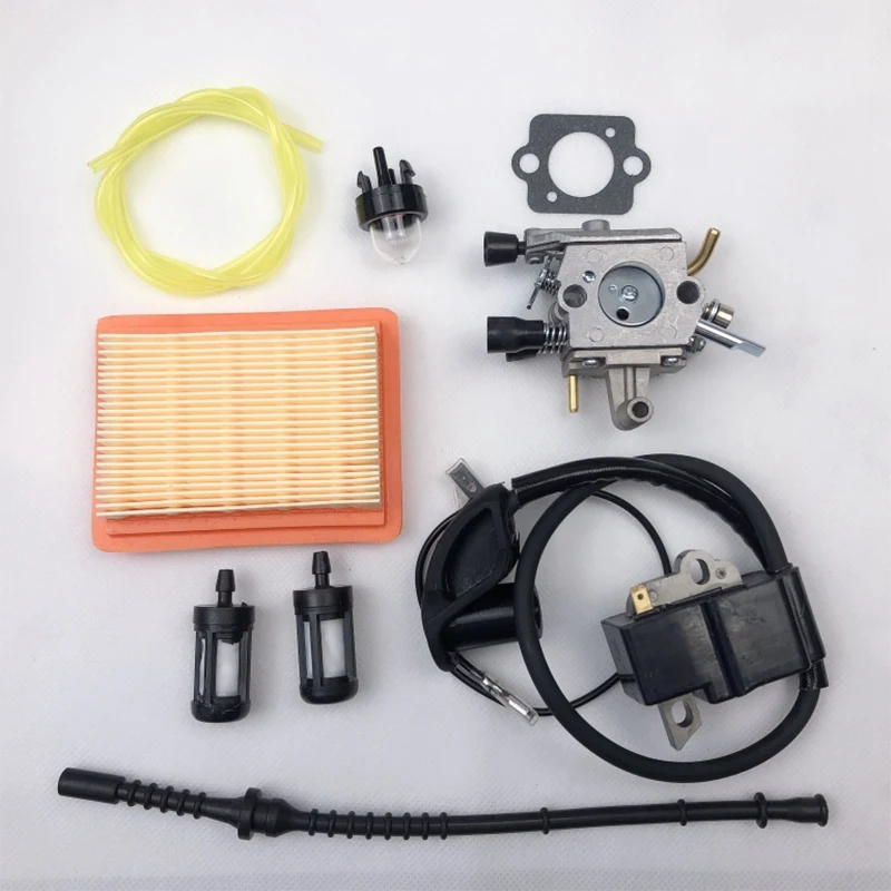 for Stihl Fs120 Fs200 Fs250 Fs250R Fs350 Trimmer Brushcutters Carburetor Kit 41341200603/41344001301/41341410300