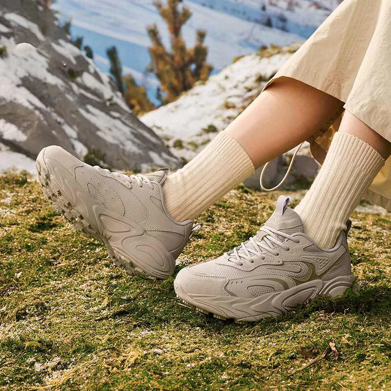 Xtep Huiyou Vintage Casual Shoes For Women  Winter Sports Shoes Comfortable Breathable Soft Cushion Sneakers 876418320017