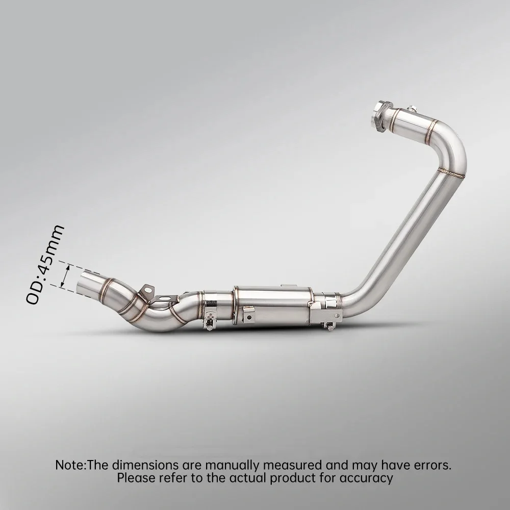 High - Efficiency motorcycle Stainless steel exhaust pipe For 2024-2026 Speed Scrambler 400X