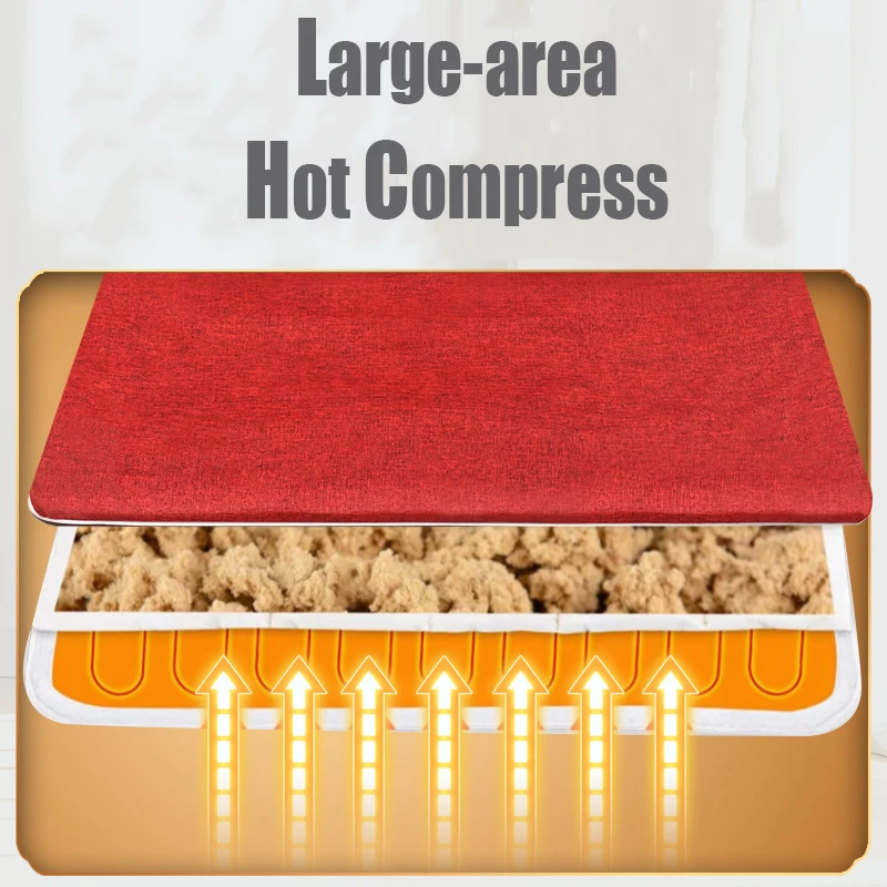 Pad Heating Warm Pad Large Size Moxibustion Heating Quilt Hot Compress Full Body Relax Promotes Blood Circulation Office Family