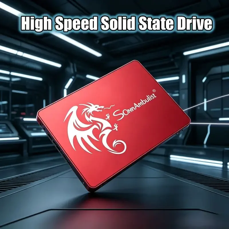 

SATA3 2.5 SSD New SomnAmbulist Solid State Drive 64/128/256/512/960GB/1TB/2TB Fits Laptop And Desktop PC System Install