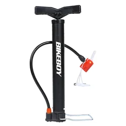 Portable Bicycle Pump 120 PSI High Pressure Cycling Ball Inflator Standing Bike Hand Motorcycle Bicycle Tire Fill Pump Air Pump