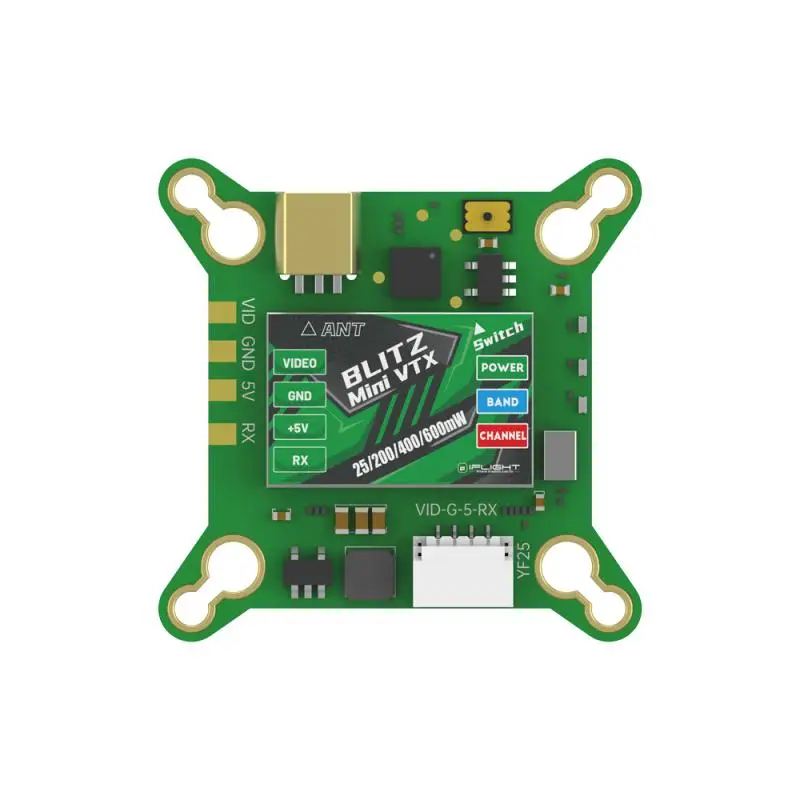 

iFlight BLITZ Mini Force 5,8 ГГц 600 мВт VTX Регулируемый с разъемом MMCX для детали FPV