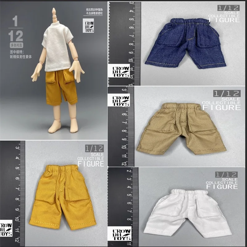 

CROW DH TOYS 1/12 Male Soldier Clothing Accessories Fashion Casual Shorts Model For 6'' Action Figure Body In Stock