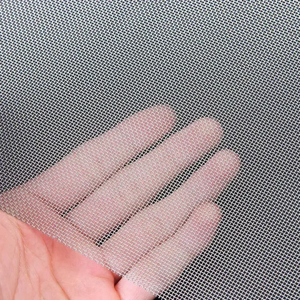 Imagem -03 - Woven Wire Mesh Roll Metal Sheet Screen 20 100 Mesh Alta Resistência 118 x 236 Roll 20 Aço Inoxidável