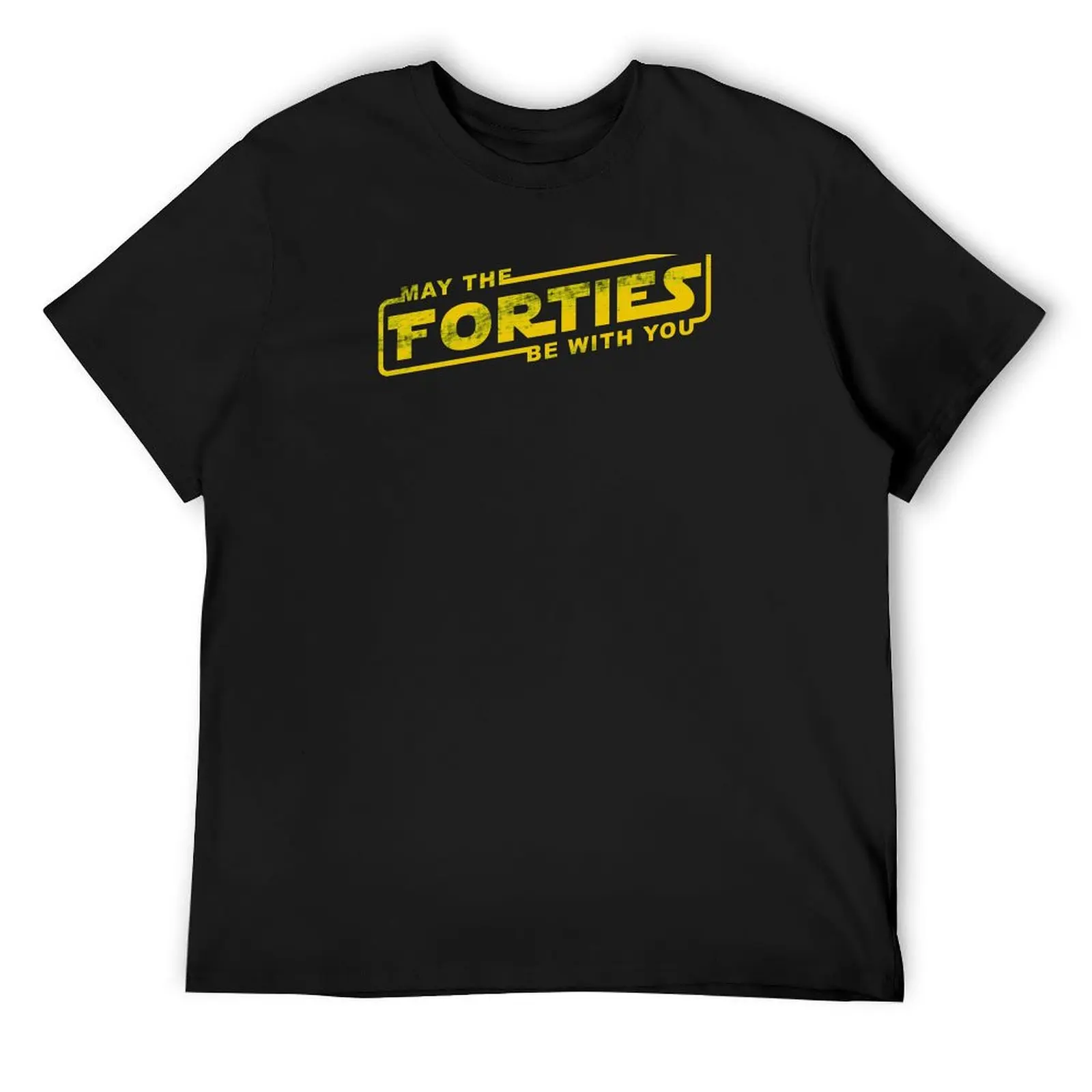 

May The Forties Be With You, T-shirt T-Shirt anime stuff funny costumes blue lock Men's t-shirts