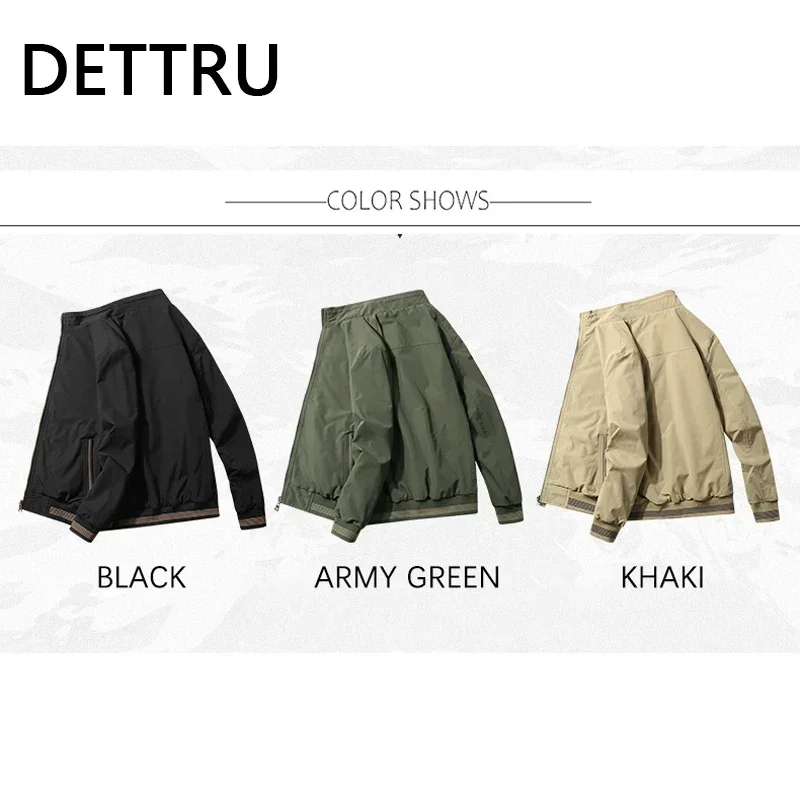 New Arrival Men\'s Casual Jacket Trendy Double-Sided Wear Stand Collar Coat jackets