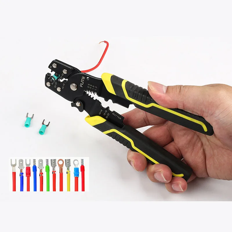 Imagem -03 - Multifuncional Wire Stripper Alicate Crimper Cortador de Fio Wire Crimping Tool Cabo Stripper Ferramentas de Fiação Ferramenta Manual Multifuncional