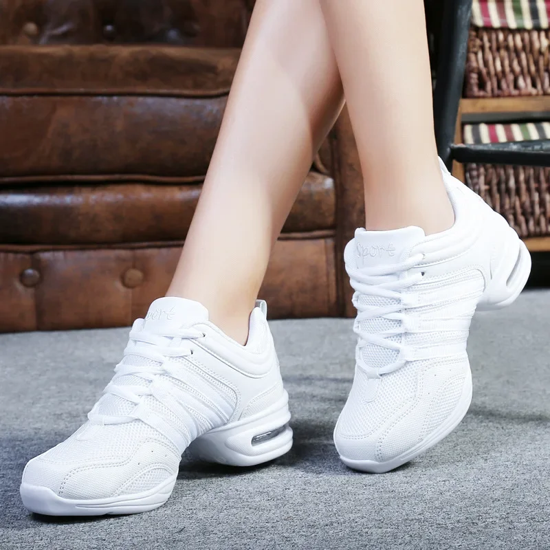 Womens Modern Jazz Hip Hop Dance Shoes Trendy Athletic Sneakers Comfy Running