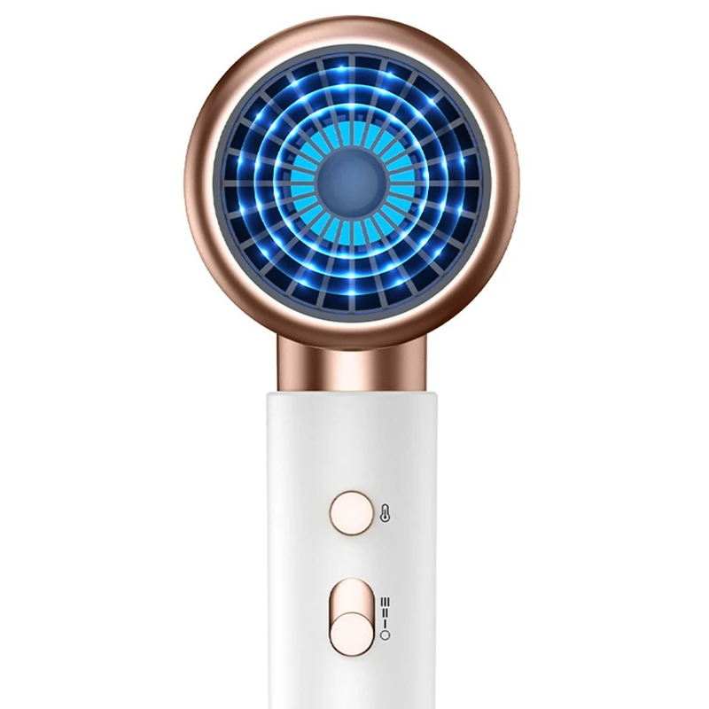 Secador de cabelo forte, escova de ar de 5 etapas, vento quente e frio