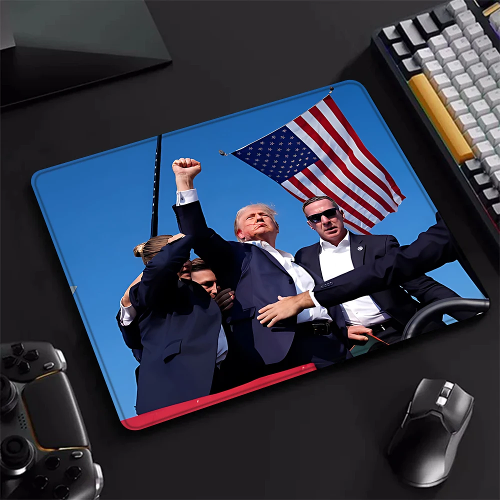 

Donald T-Trump 2024 Gaming Mouse Pad XS Small Mousepad For PC Gamer Desktop Decoration Office Mouse Mat Deskmat Rug