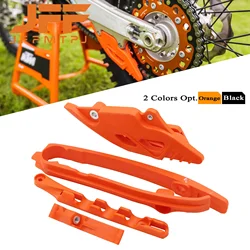 Motorcycle Swingarm Chain Slider Kit Chain Guard Guide Brake Hose Clamp For KTM SX SXF XC XCF XCW XCFW EXC EXCF 125-500 2024 23