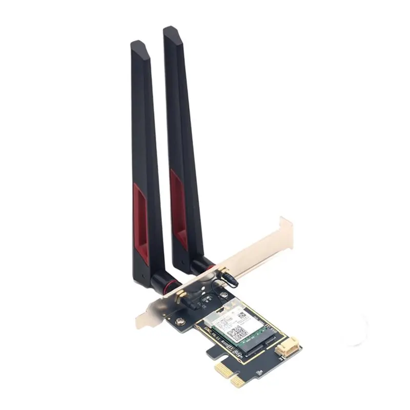 m52k-ax1800-80211ax-wifi6-ワイヤレスカード-rtl8852be-10dbアンテナ搭載-デュアルバンド-24g-5ghz-bt52-pci-e-wlanモジュール