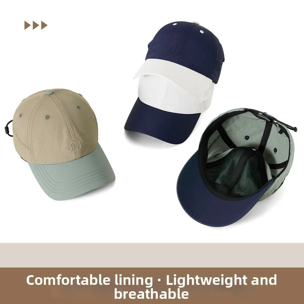 Creative Gift Quick Drying Baseball Cap Packable Lightweight Outdoor Hat Breathable Polyester Sports Hat