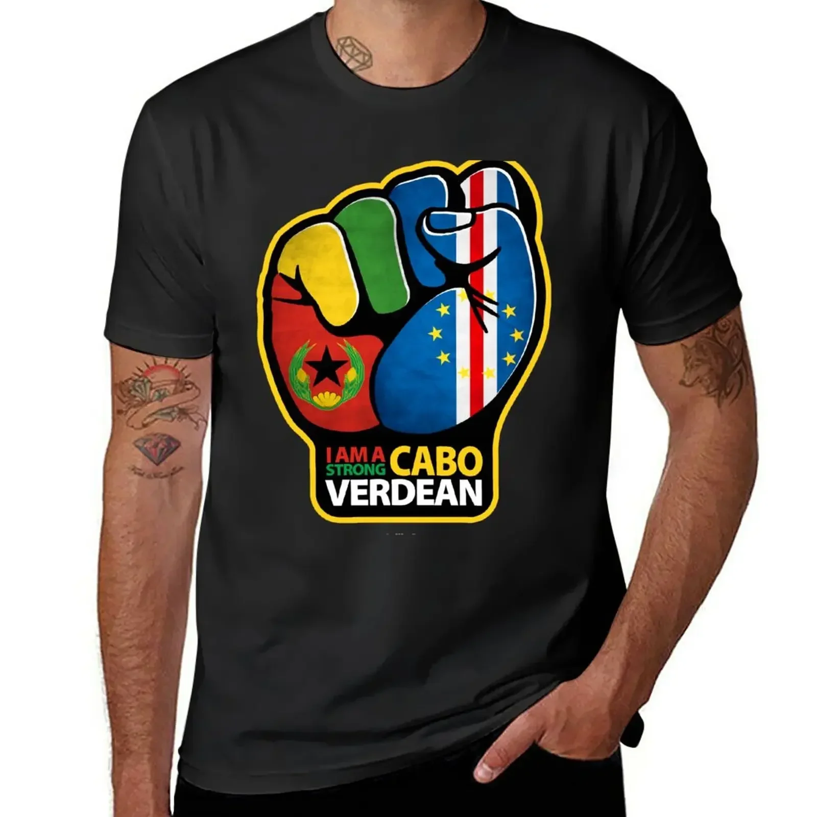 I am a Strong Cabo Verdean T-Shirt boys whites customs design your own mens t shirts pack