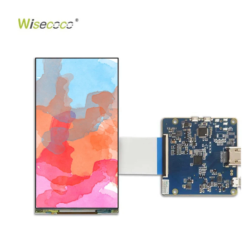 Wisecoco 1440*2560 2K Lcd Modules Removable Backlight Portrait IPS TFT LCD Display Panel with MIPI Driver Board