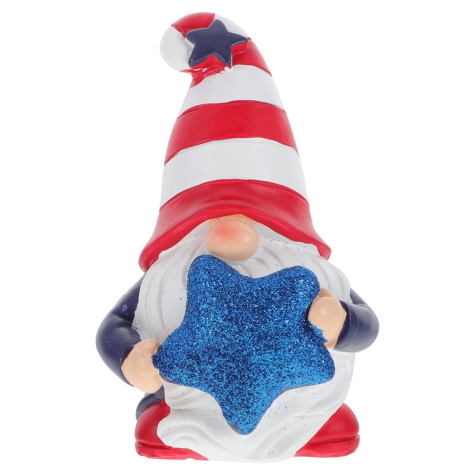

Resin Gnome Decorations Patriotic Dwarf naments Home Desk Table Shelf Bookcase Gift Fourth of July Memorial Day Centerpieces