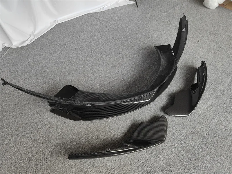 

Подходит для модифицированных автомобильных аксессуаров McLaren 540C 570S 2017-2019, губа переднего бампера из углеродного волокна в стиле OEM, автомобильные инструменты