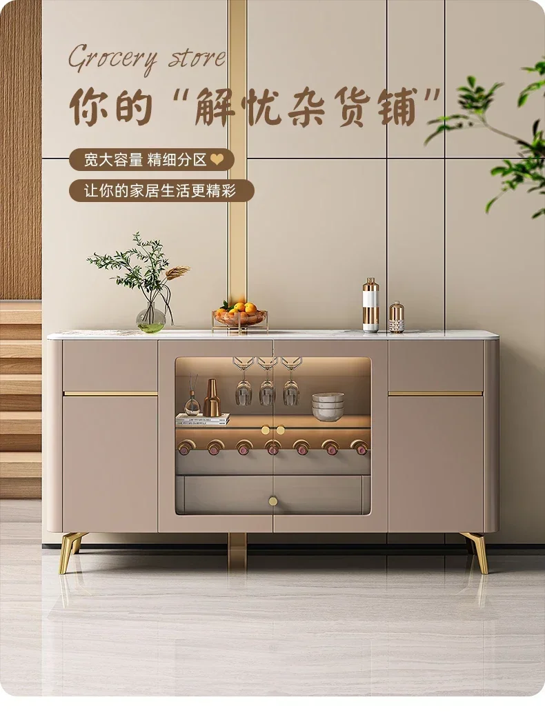 

A Wine Cabinet Light Luxury High-End Home Living Room Modern Minimalist Floor Display Cabinet