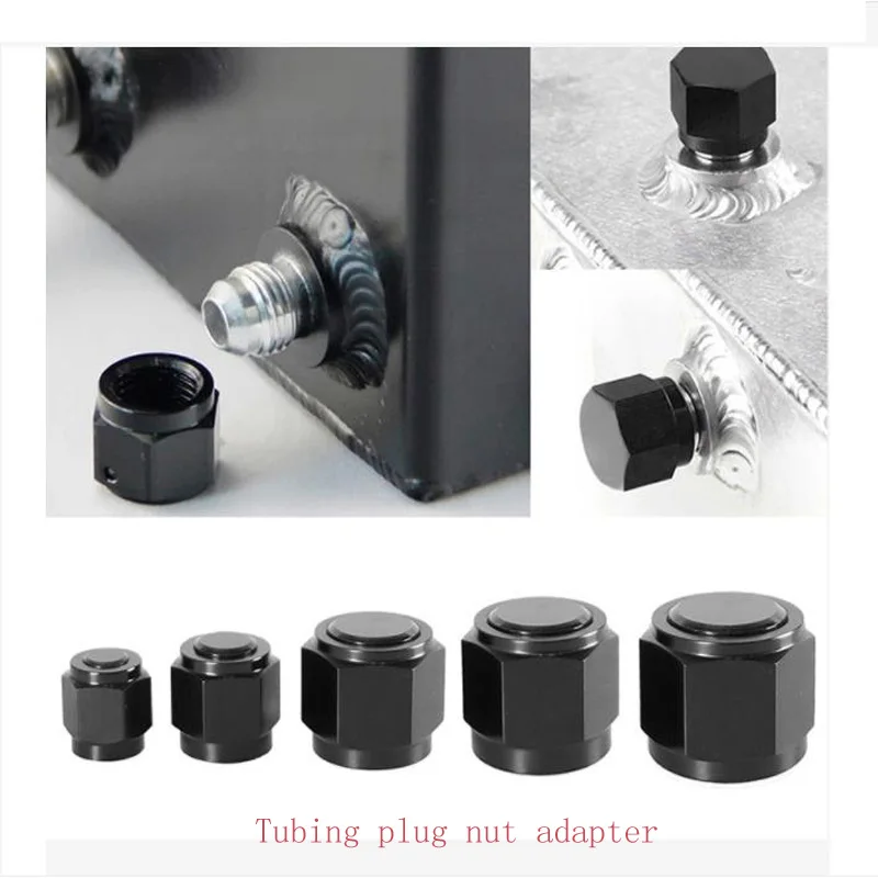 

3PNS Car Modification Accessories Tubing Plug Nut Adapter Aluminum Alloy Fuel Tank Nut AN4-AN12 Specification