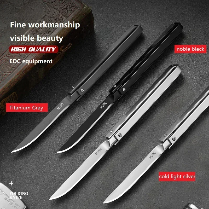 Mechanical knife creative rotation knife, outdoor camping fruit knife, convenient folding knife survival knife broken window