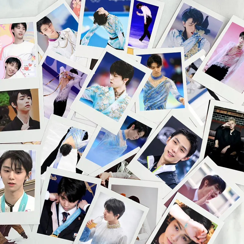 30 PCS/SET Hanyu Yuzuru Figure Lomo Card Cute Exquisite Creative HD Photo Card Bookmark For Men Women Fans Collection Gift