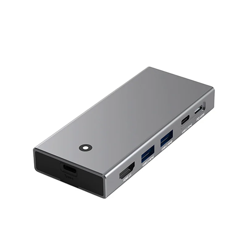 Solid state M.2 dual protocol hard disk box type-c docking station HDMI high definition 10G hub usb3.2 docking station
