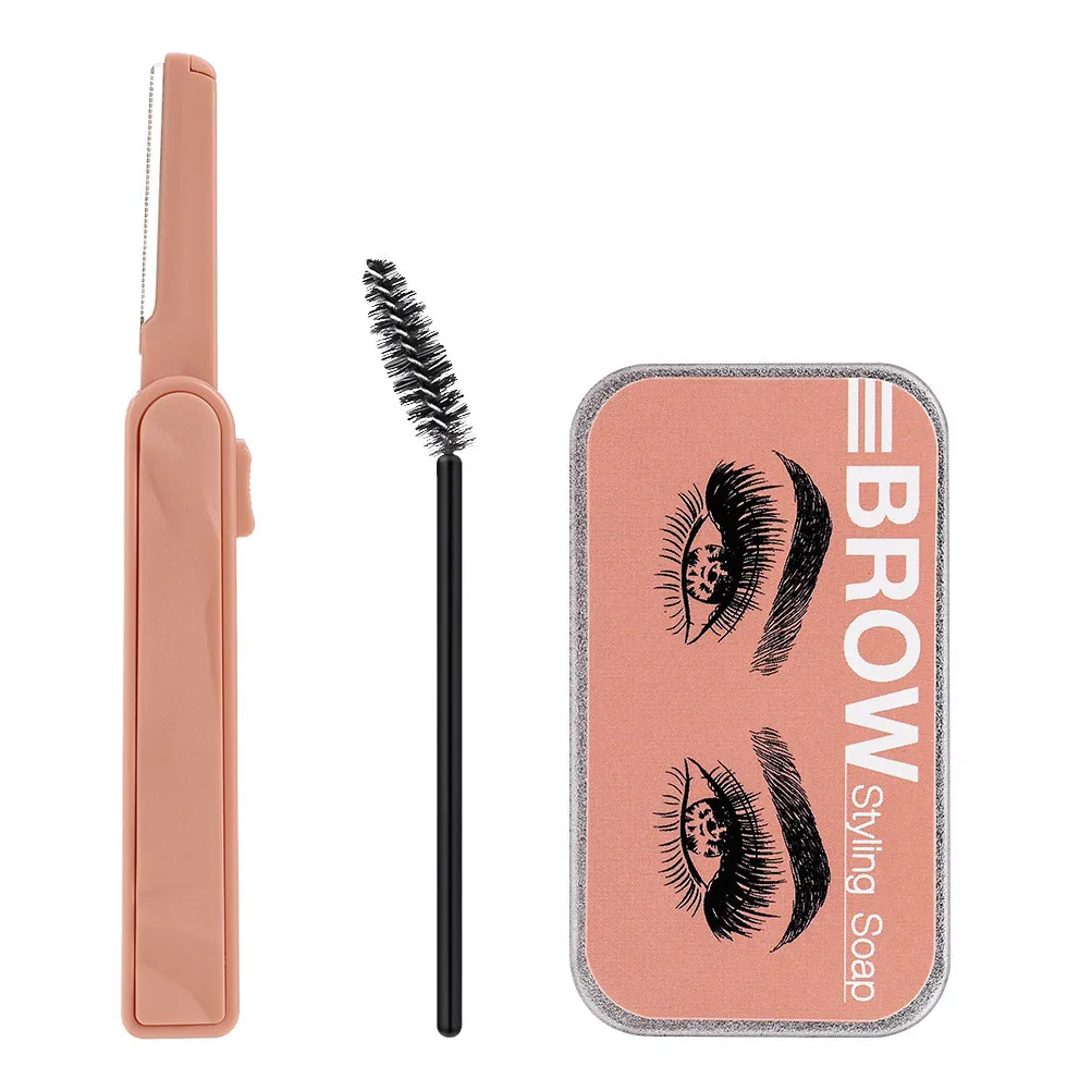 สบู่จัดแต่งทรงคิ้ว 3 ชิ้น แบบใส สำหรับคิ้วที่ดูหนาแน่น คมชัด ติดทนนานตลอดวัน ใช้แทนเจลแต่งคิ้ว