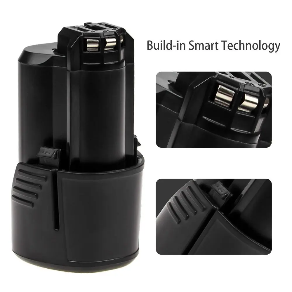 12V 3000mAh Rechargeable Drill Lithium Battery Pack + charger For Bosch Electric Screwdriver Power Tools