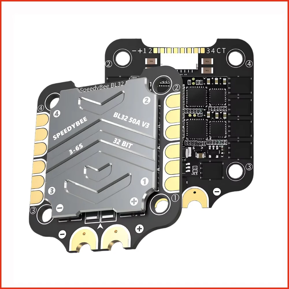 

Полетный стек SpeedyBee F7 V3 F7V3 BL32 50A 3-6S (контроллер полета F7 V3 и ESC BL32 50A 4-в-1)