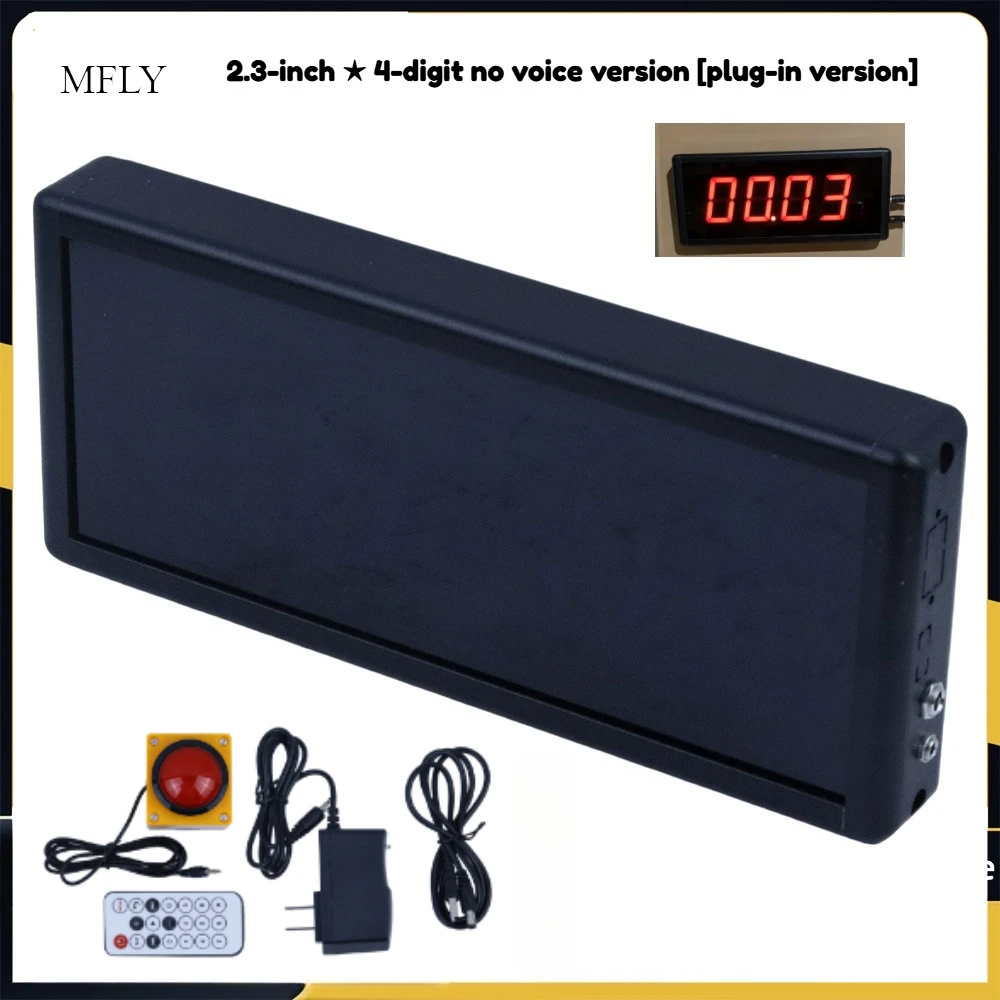 

Цифровой таймер для соревнований с обратным отсчетом, 2,3-дюймовый 4-разрядный дисплей, оборудование для тренировок + пульт дистанционного управления