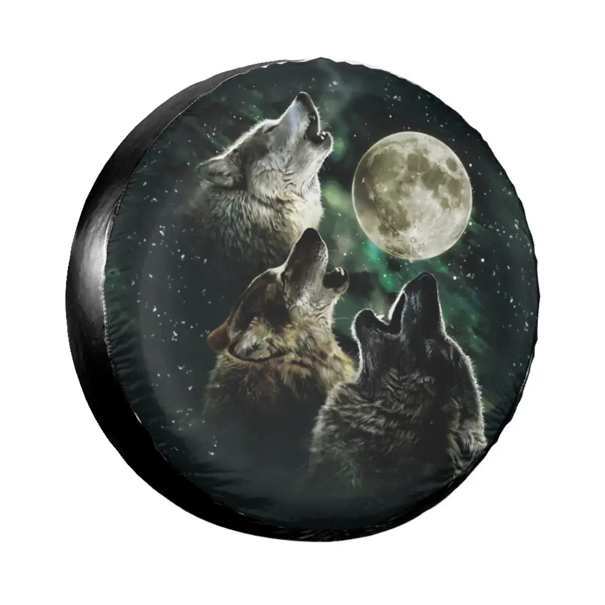 Three Wolf Moon Spare Tire Cover Waterproof Wheel Covers for  Honda 14" 15" 16" 17" Inch