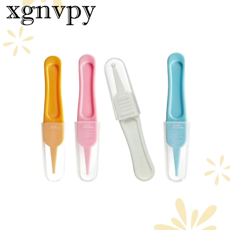 Xgnvpy Toddler Nasal Cavity Care Supplies Baby Dig Booger Clip Infants Ear Nose Navel Safety Tweezers Baby Health Care