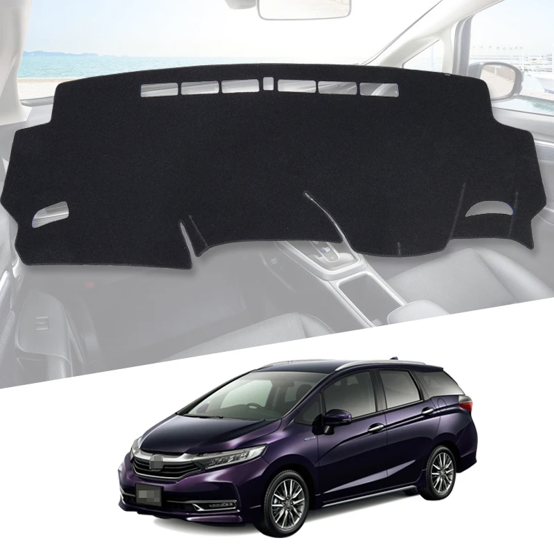 

Dashboard Cover Pad for Honda FIT Shuttle Car Accessories Sunshade Protective Carpet Dash Mat Dashmat