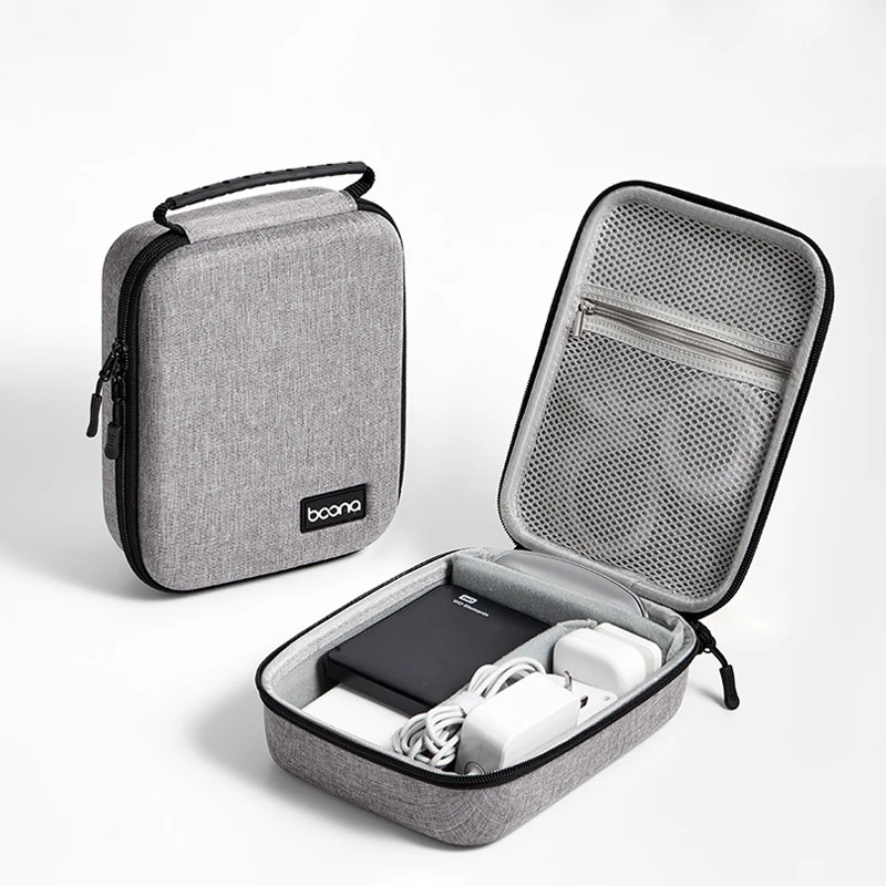 

Органайзер для электронных аксессуаров, дорожная жесткая сумка, портативный чехол для переноски, зарядное устройство, SD-карта, мышь, внешний аккумулятор