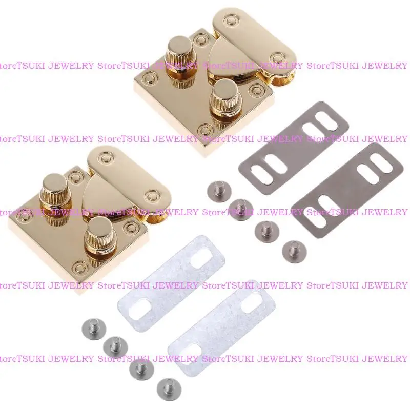

62KE Metal Handbag Clasp Turn Lock Buckle Bag Accessories for DIY Bag Purse Hardware