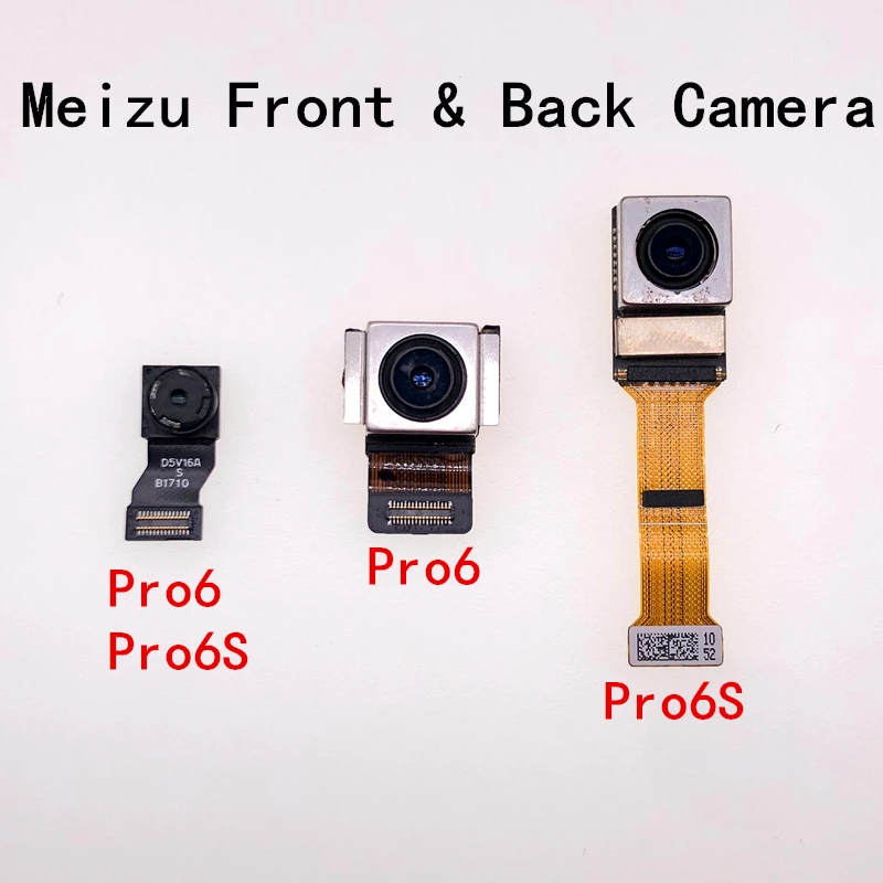 

Передняя и задняя камеры, основная задняя камера, большой модуль камеры, гибкий кабель для Meizu Pro 6 6S 6Plus, оригинальные запчасти для ремонта телефона