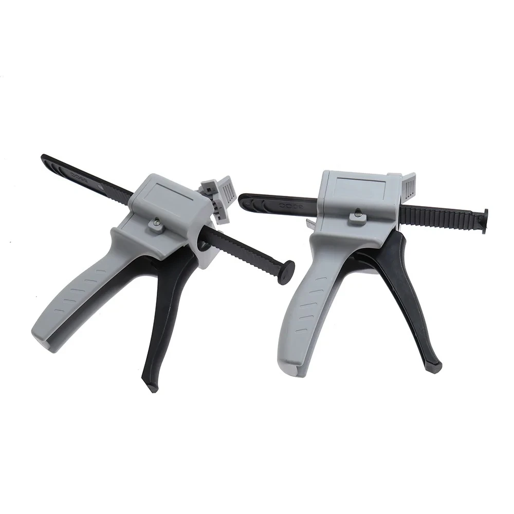 Plastic Hand Push Glue Dispensing Gun Lightweight Squeeze Applicator For Electronic Repair UV Adhesive Silver Paste Work