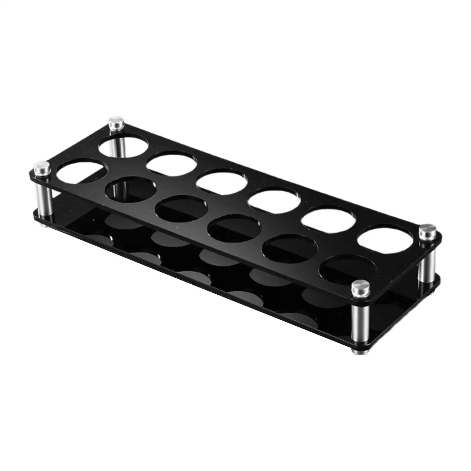 Acrylglas-Tabletthalter mit 12-Loch-Bar für Küche, Party, Restaurant