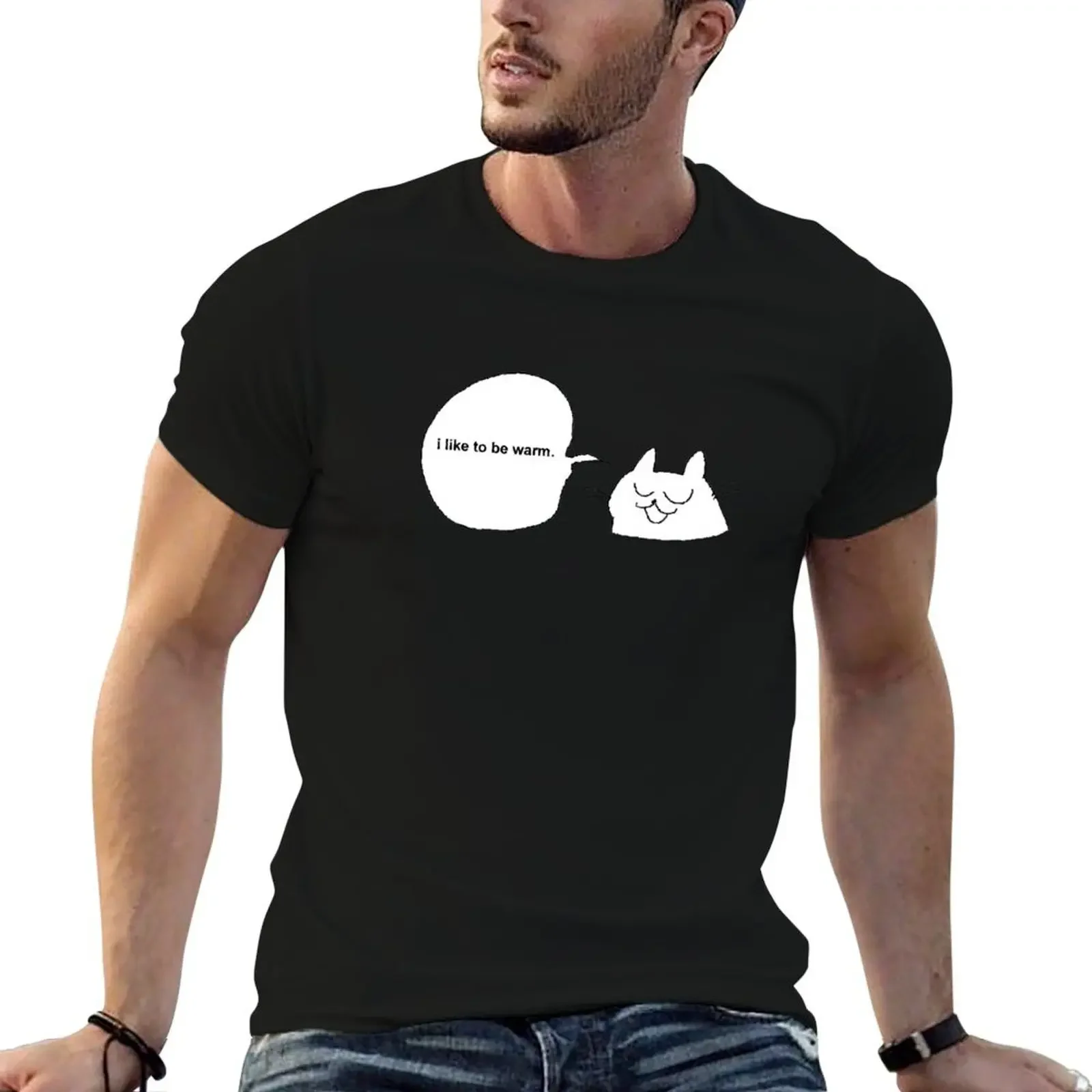 

i like to be warm T-Shirt customizeds shirts graphic kawaii clothes mens fashion