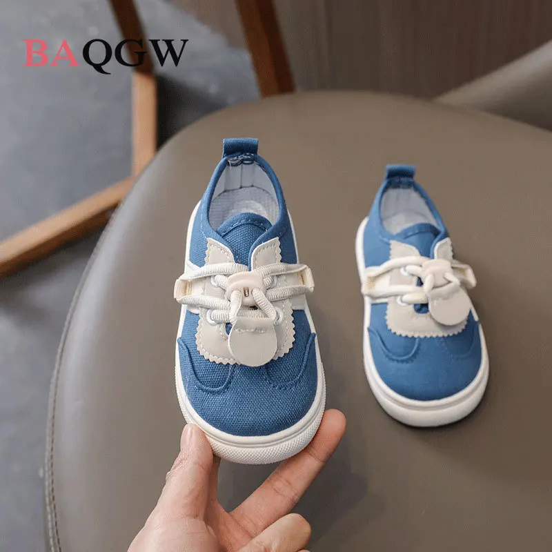 

Kids Shoes for Boy Girl Children Canvas Shoes Sneakers Spring Autumn Girls Boys 5 Colors Solid Fashion Child Soft Canvas Shoes