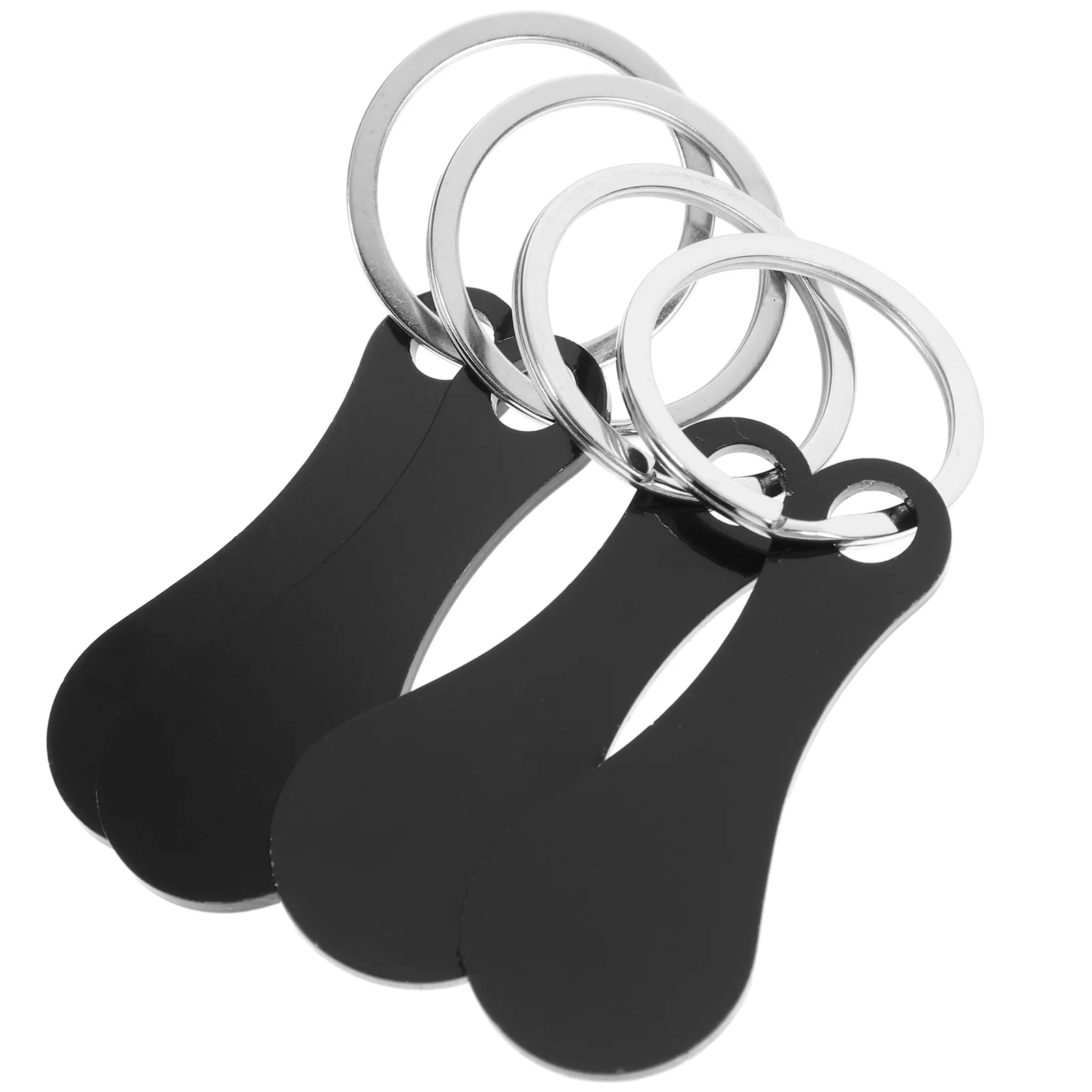 Token de carro de compras de 4 piezas, decoración de llaves, anillo colgante, Token de empuje para anillos de acero inoxidable, Go Carts colgantes de Metal