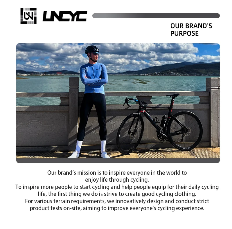 YKYWBIKE Herren Radfahren Basisschichten Winter & Herbst Fahrrad Unterhemd Langarm Thermofleece Rennrad Radfahren Basisschicht – Detail 23