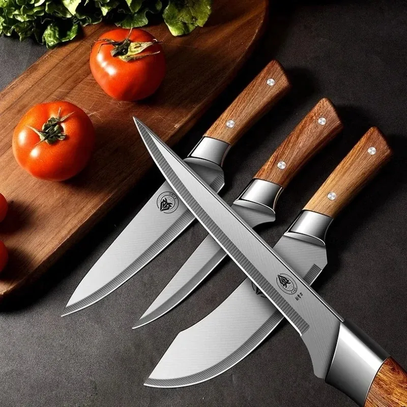 

New Upgraded Professional Kitchen Boning Knife - All-Purpose Sharp Meat & Fruit Cleaver for Kitchen, Butcher, Picnic BBQ