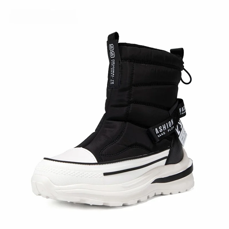 2023 Women Boots Fashion Plush Shoes Winter Non-slip Wear-resistant Plush Boot Comfortable Female Warm Shoes