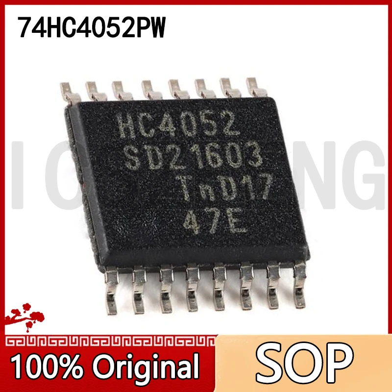 10Pcs/lot 100% New 74HC4052PW HC4052 TSSOP-16 74hc4052 IC